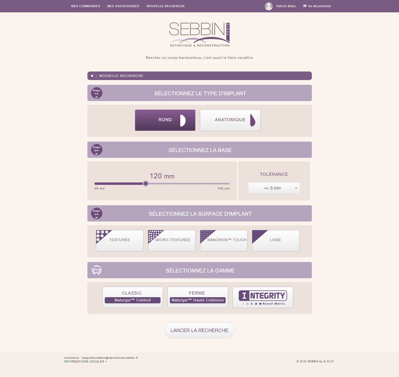 Elyos Digital, application web medical