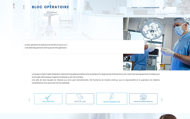 Elyos Digital, corporate website medical